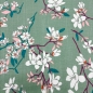 Preview: Beschichtete Baumwolle Blumenranken mint